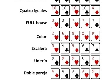 Lista manos poker games